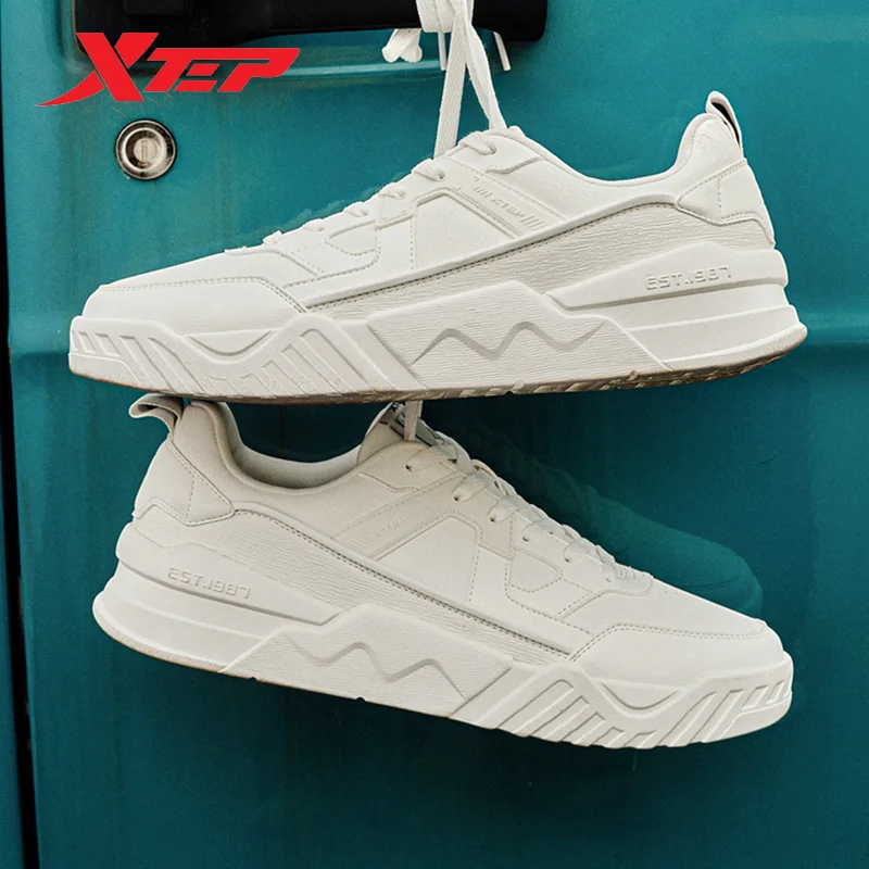 Xtep New Generation Skateboarding Shoes Men Non-Slip Breathable Male Sneakers Causal Comfortable Sports Shoes 877319310011