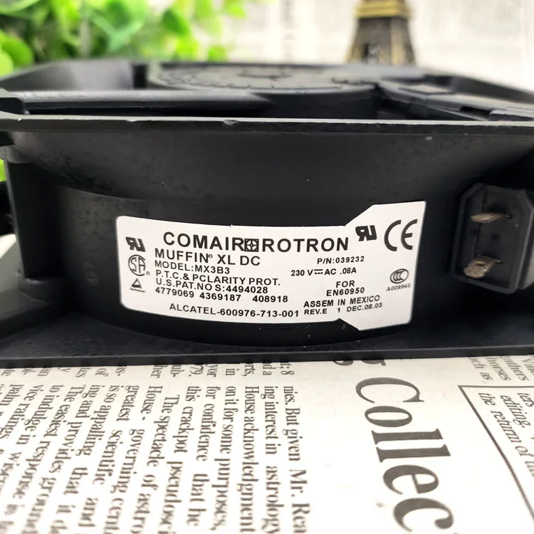 

3-листовой охлаждающий вентилятор MX2B3 AC 230V 0.18A 12 см