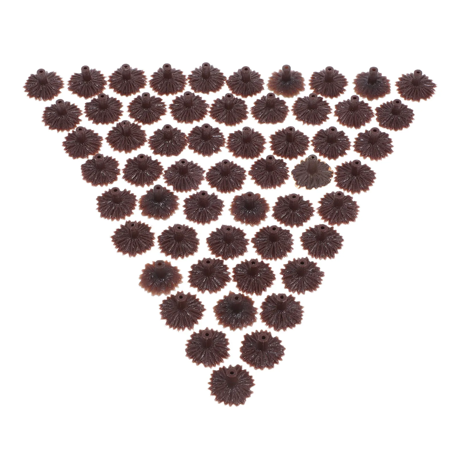 

50 шт. оснований для диорамных деревьев с детализированными элементами, миниатюрные подставки для цветочных деревьев для железнодорожных макетов, архитектурных моделей, поделок своими руками