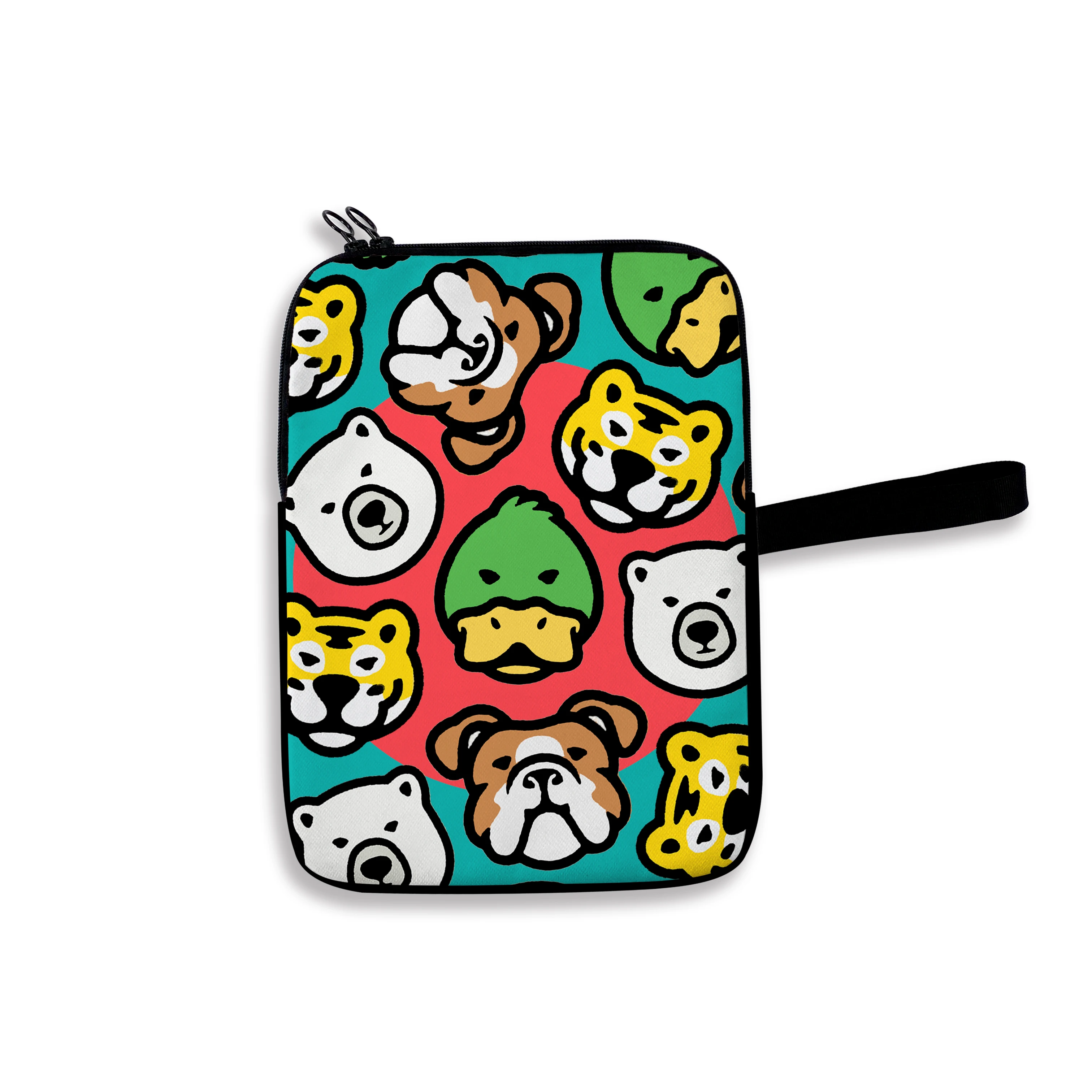 Human made duck and tiger collection, niche iPad storage bag, laptop and tablet canvas bag