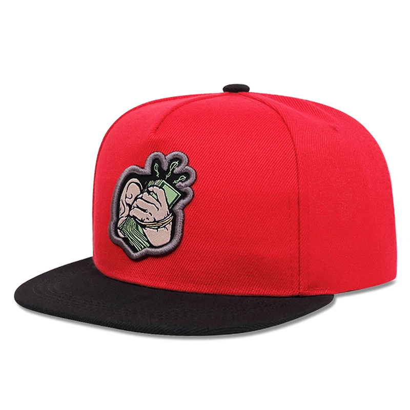 2026 New Baseball Hat Handheld USD Embroidered Flat Edge Hat Daily Commuter Decoration Sunshade Hat Unisex Hip Hop Hat Mesh Hat