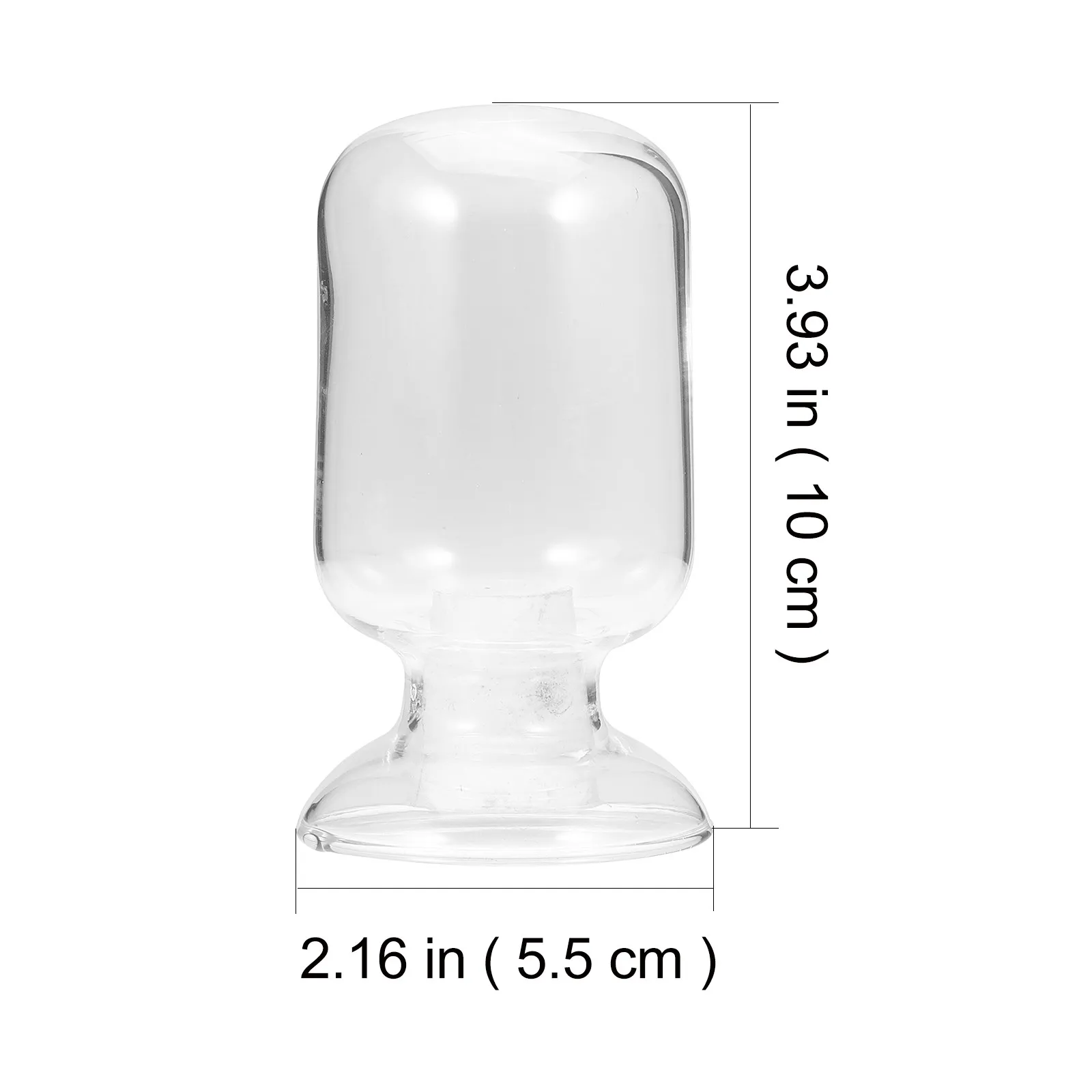 Classic Glass Match Storage Bottle Clear Cloche Jar Decorative Holder Home Gift Present Jar Useful Match Bottle