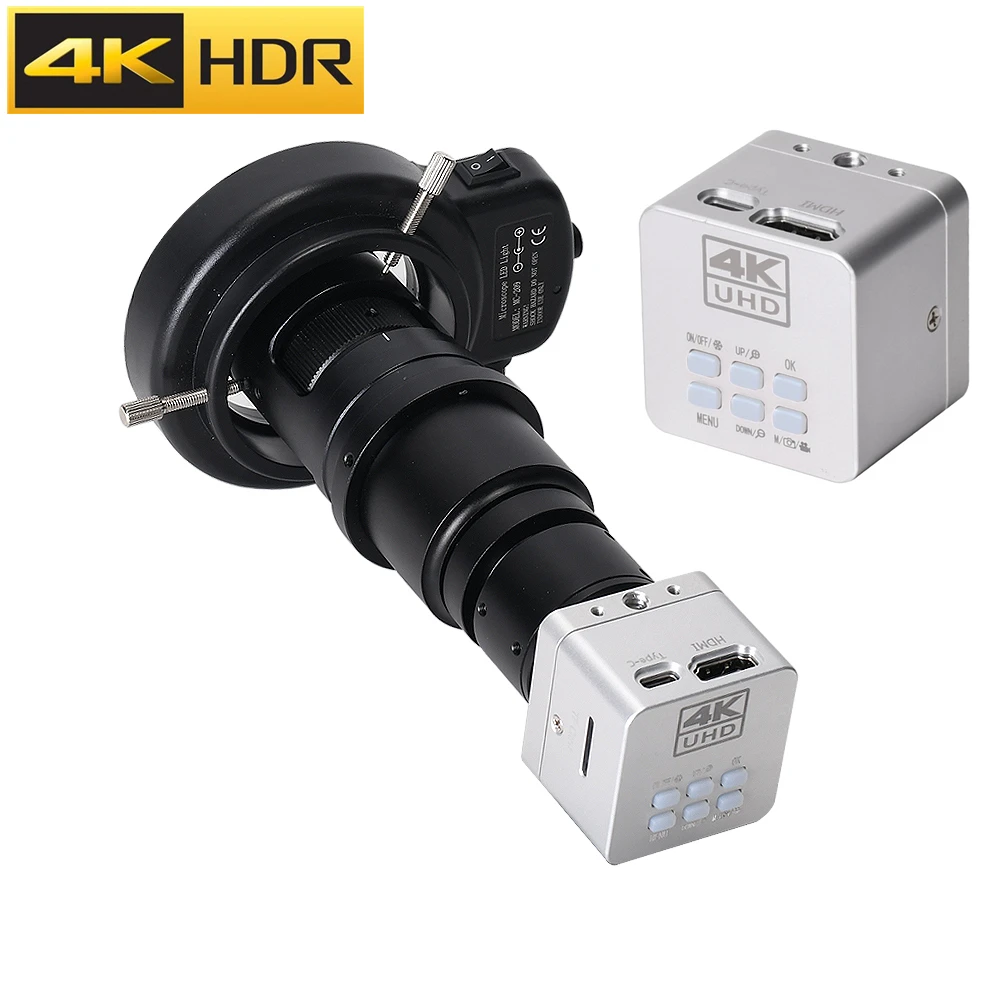 UHD 4K HDR 41MP HDMI typ-C czujnik Sony IMX678 180X przemysłowa cyfrowa kamera mikroskop elektroniczny do lutowania naprawa telefonu