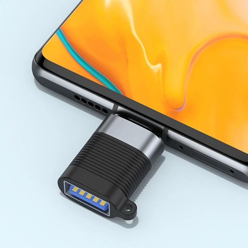 Переходник с USB C «папа» на USB «Мама», передача данных и зарядка, адаптер USB Type C на USB 3,0, конвертер для ноутбука, ноутбука, ПК, телефона