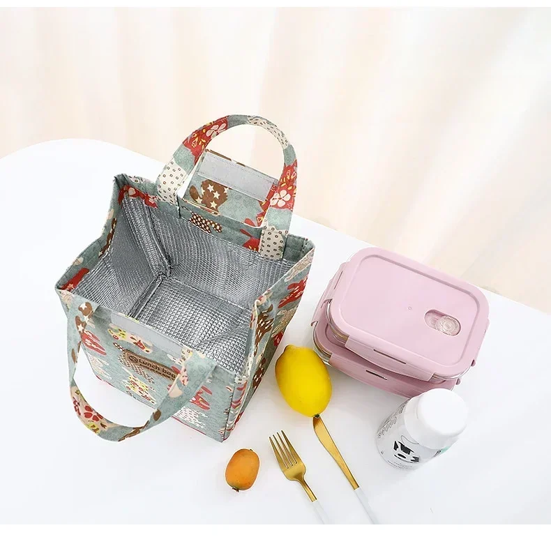 أكسفورد القماش معزول حقيبة الغداء نزهة الجليد حزمة علب الاغذية حقيبة سفر مقاوم للماء التخييم الغذاء شرب حقيبة للحفاظ على البرودة الكبار الاطفال