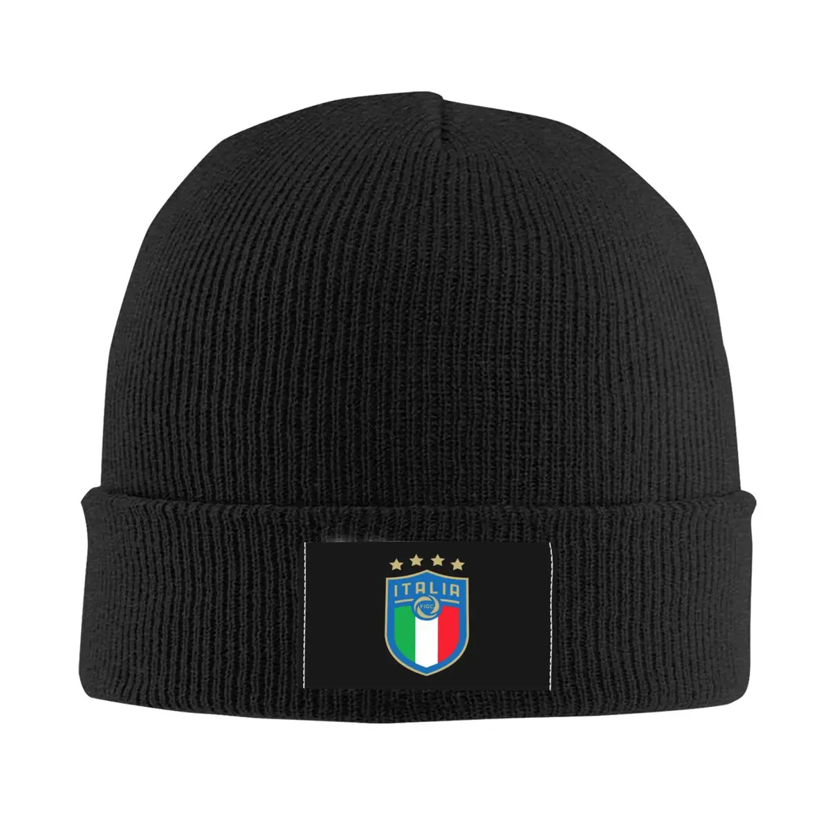 Italia Figc Beanie Cap Unisex Winter Warm Bonnet Homme Knit Hats Street Outdoor Italian Football Gift Skullies Beanies Hats