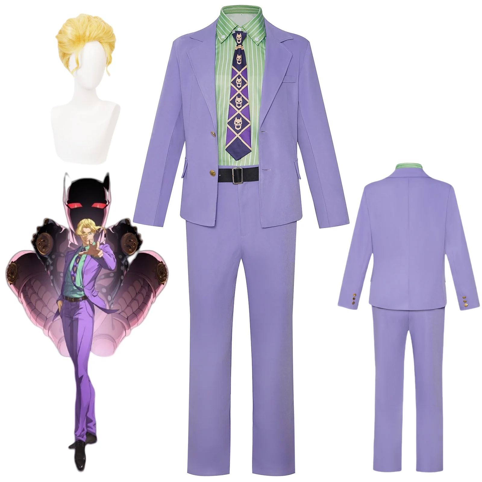 

Кира Йошикаге Косплей Аниме Костюм Парик