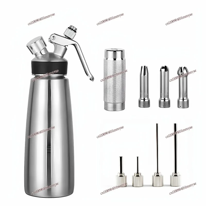 

Stainless Steel Cream Gun Foaming Cream Trigger Cold Brew Coffee Milk Tea Decorating Gun Siphon Bottle