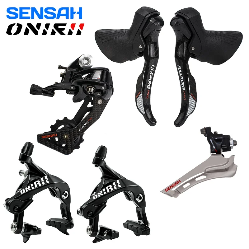 Sensahエンパイア-油圧ディスクブレーキキット,12V,2x12スピード