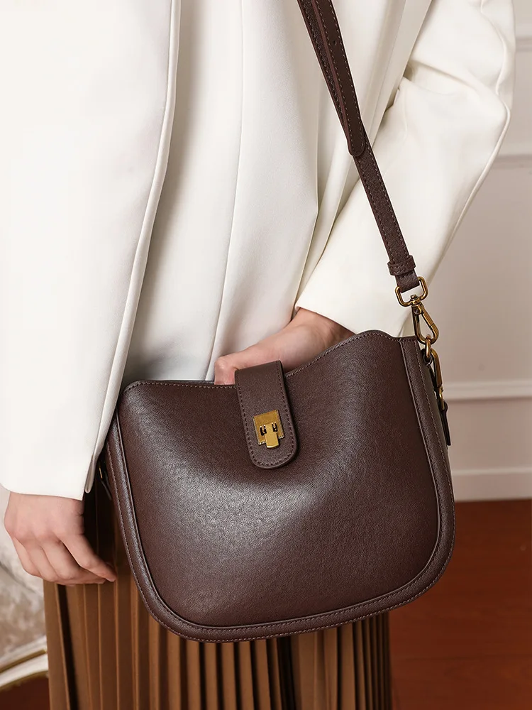 

Женская сумка через плечо из натуральной кожи, мягкая женская сумка из натуральной кожи, модная женская сумка через плечо класса люкс