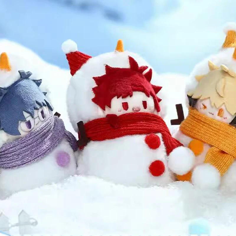 

in stock Authentic Time Agent Surrounding Winter Limited Edition Snowman Plush Blind Box Mystery Box Gift
