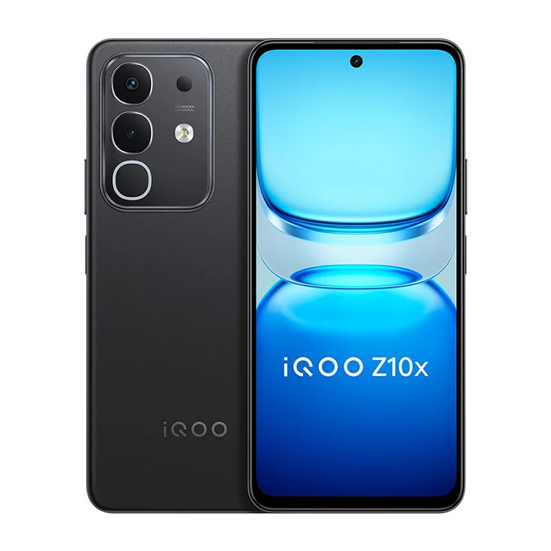 الأصلي Vivo Iqoo Z10X الهاتف المحمول الأبعاد 7300 أندرويد 15.0 OTA 6.72 "LCD 120HZ 50.0MP كاميرا 44 واط تهمة 6500 مللي أمبير بطارية