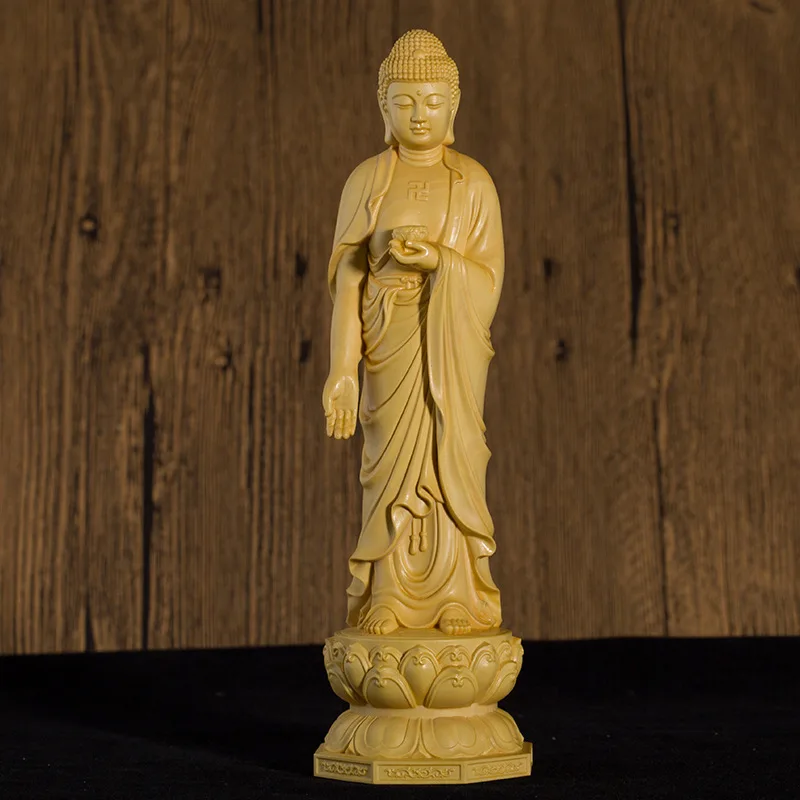 CX Three Sages Amitabha Rulai Guanyin Bodhisattva is about to reach the Buddha statue ornament