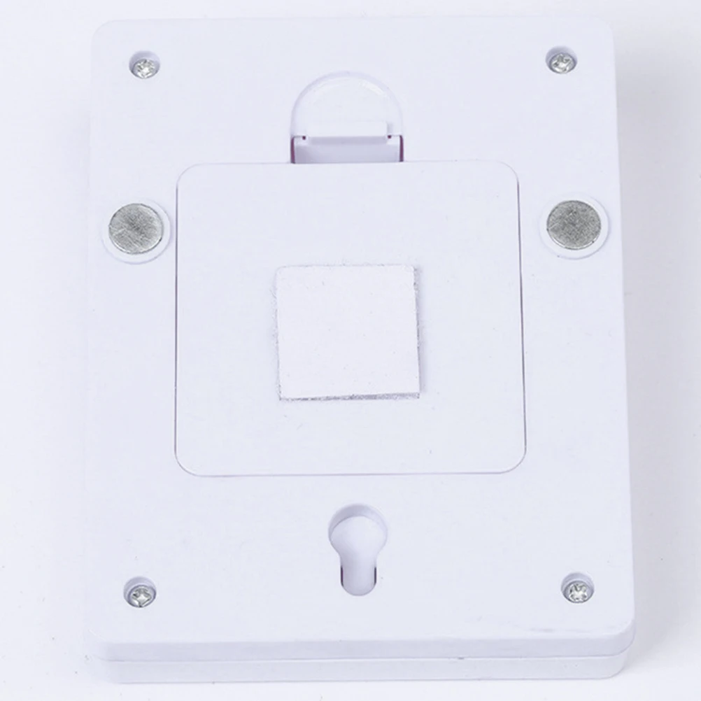 

4pcs COB Light LED Wall Light Room Shed Light Cabinet Light for Home (White Without ) (Random Style)