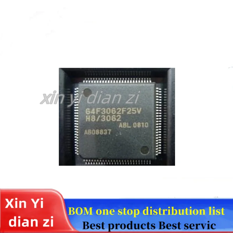 1pcs/lot HD64F3062F25V  HD64F3062 QFP embedded controller ic chips in stock