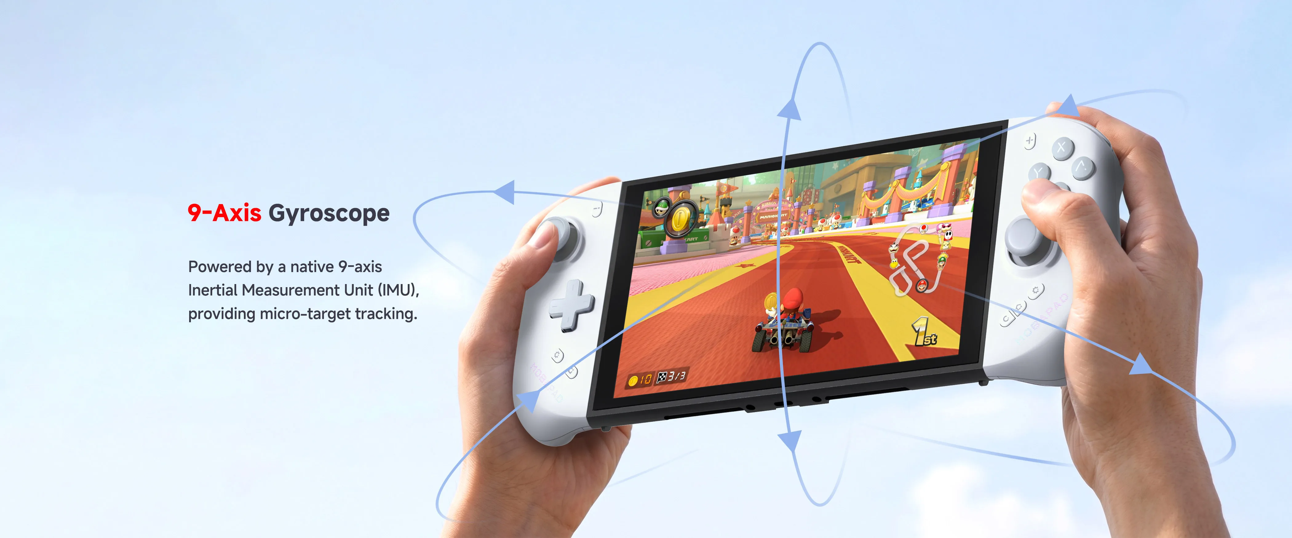 Mobapad M12-S Split-Controller für Nintendo Switch 2 Konsole, Gamepad mit 9-Achsen-Gyro-Bewegungssteuerung und TMR Glide Sticks für NS 2 – Detail 4