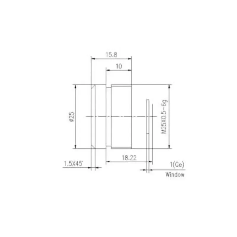 Infrared Lwir Manual Optical Lens 12mm for Thermal Imagers