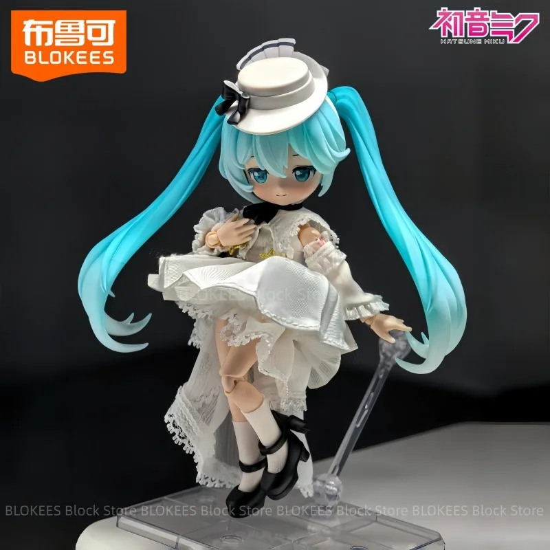 blokees-初音ミク-ビルディングブロック-音楽プレフェース-アニメ-漫画-組み立て式おもちゃ-可動モデル-デスクトップデコレーション-ホリデーギフト