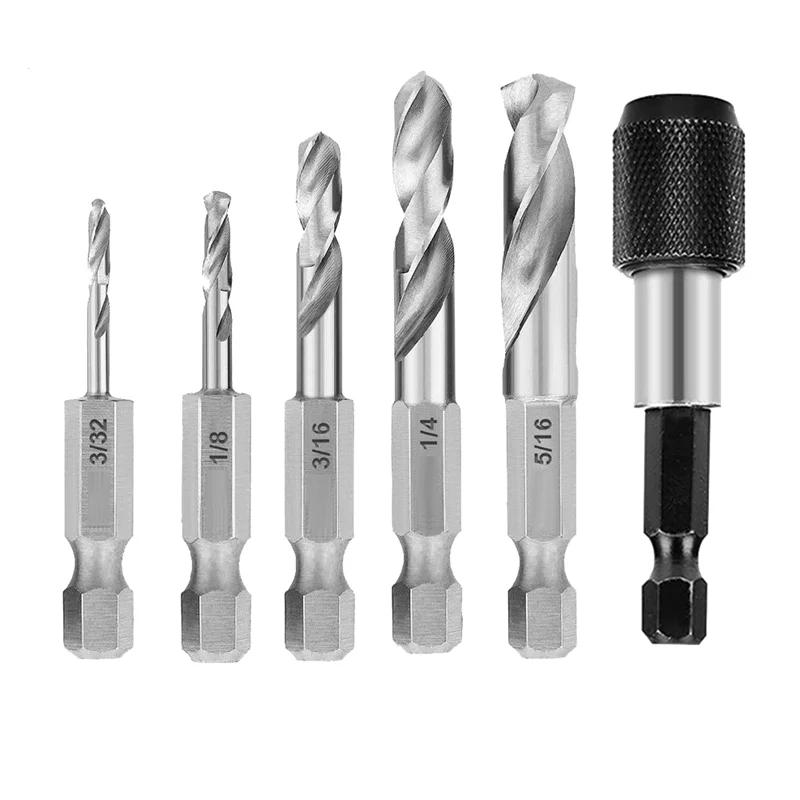 

COFA-12Pcs HSS Metric Taps Hex Drill Bits Set For Drilling Tapping Cutting Soft Metal