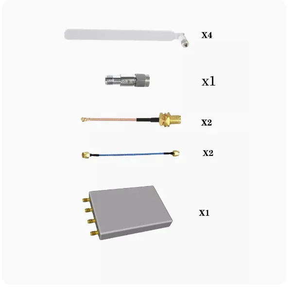 

50MHz -6GHz B210 Mini AD9361 Software Defined Radio SDR Development board With Antenna Connector 3D printed case