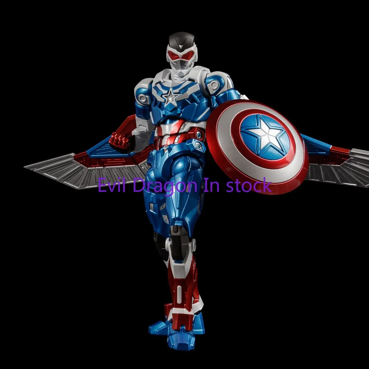 In Stock Sentinel Captain America Action Figure Sam Wilson Version 16cm 100% Original Toy Collection Gift