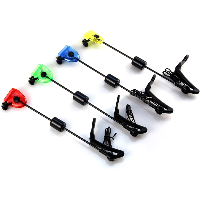 Fishing Swingers Set LED-beleuchteter Angelbissanzeiger Angelgerät im Koffer mit Reißverschluss, Outdoor-Schaukel-Signalempfänger – Detail 9