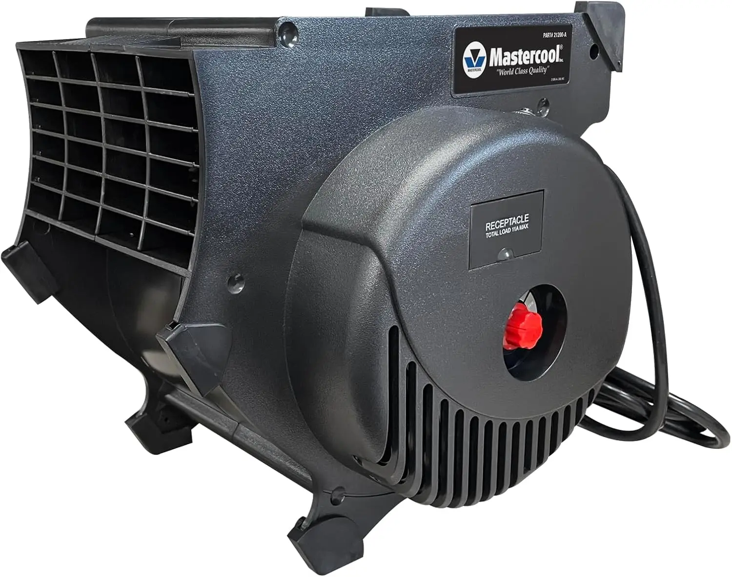 

1200 CFM Blower Fan, 3-Speed Adjustable, Impact-Resistant ABS, with Grounded Outlets for Cooling & Drying