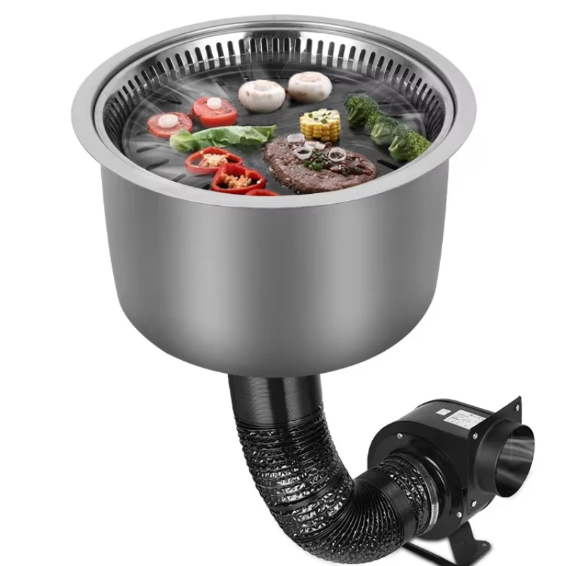 

Commercial Bbq Oven Restaurant Tabletop Embedded Electric Barbecue Grill Stainless Steel Electric Bbq Grills