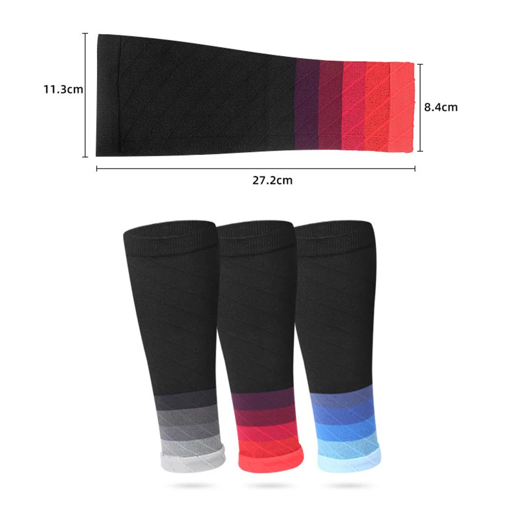 1Pair Calf Compression Sleeves Running Leg Compression Sleeve 20-30mmHg Compression Socks for Shin Splint For Men Women