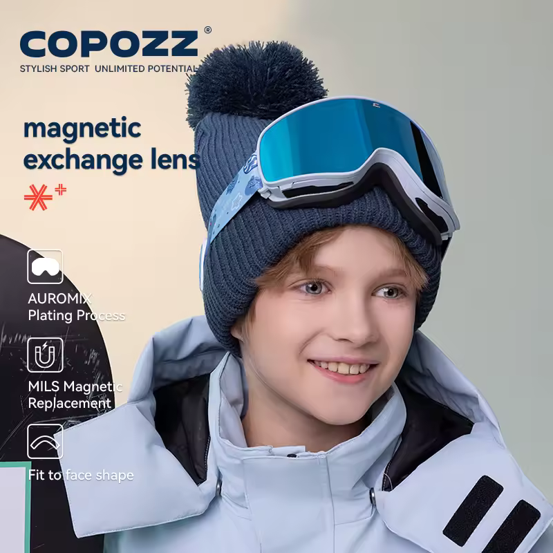 גוגלס COPOZZ Magnetic Kids לילדים עם הגנת UV400 מלאה ו-OTG