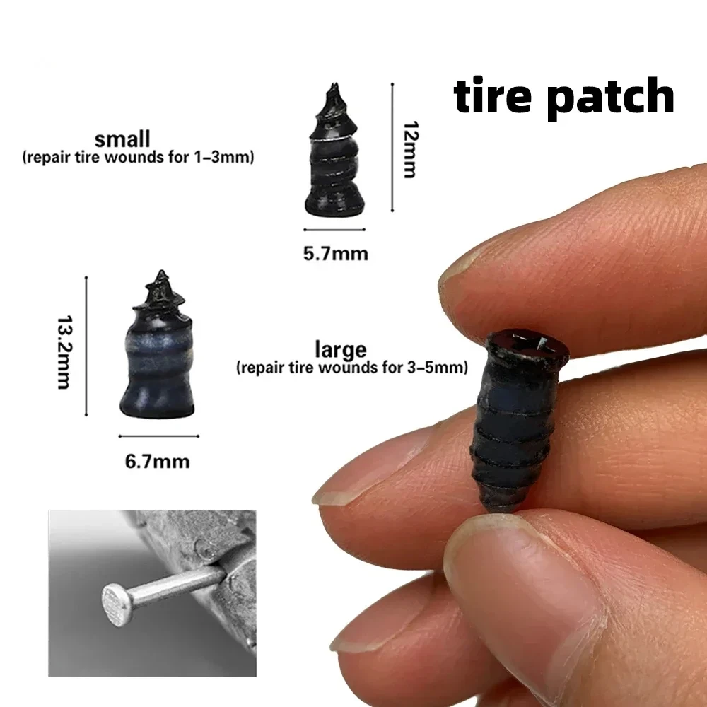 

Bicycle Vacuum Tire Puncture Repair Rubber Nail Motorcycle Tubeless Rubber Nails