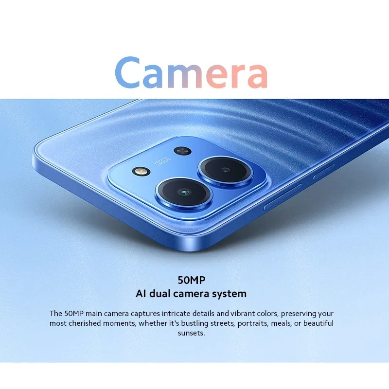 Xiaomi Redmi 15C Global Version 50MP Main Camera MediaTek Helio G81-Ultra 120Hz 6.9" Display 33W Charging 6000mAh Battery