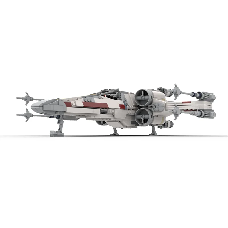 1009pcs MOC T Starfighter Red 5 Edition Star Battle Model Building Blocks Desk Decor, Desktop Decor, Home Decor Home Decor Gift