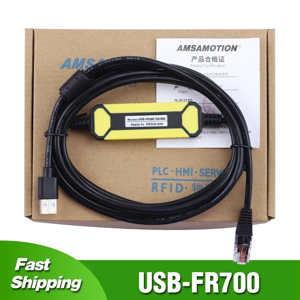 USB-FR500 USB-FR800 for Mitsubishi FR-D/E/S/F500/E700/D800/ FR500 FR800 E540 F700 D700 Series Inverter Debugging Cable USB-FR700