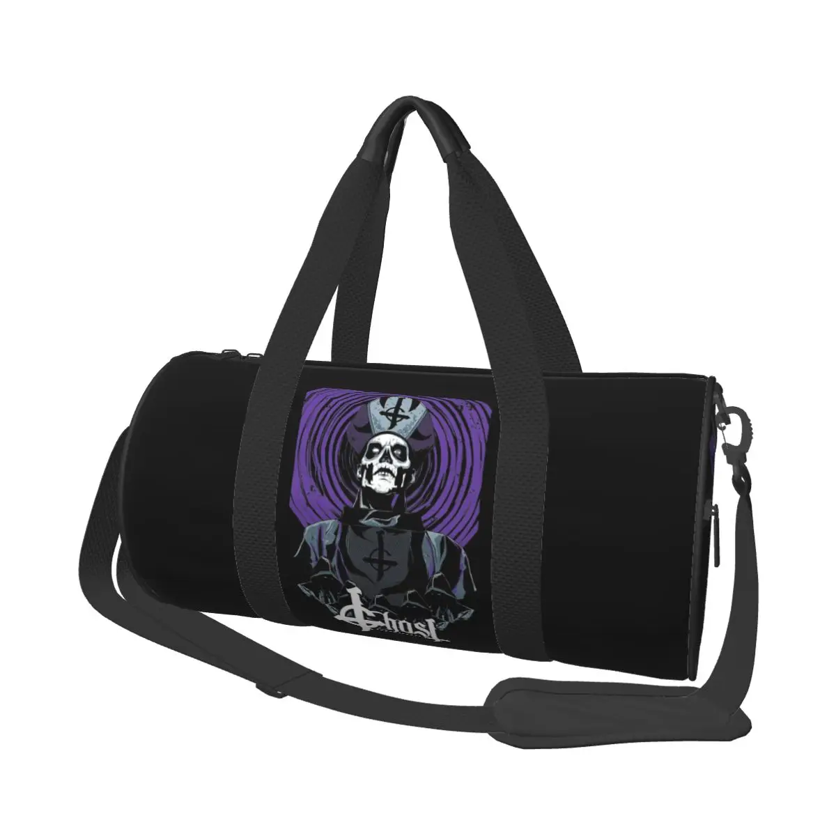 

Ghost Heavy Metal Band Large Duffle Gym Bag Multi-Functional Duffle Travel Bags Handbags Fitness bag