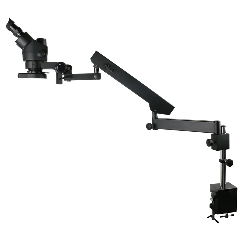 Imagem -02 - Articulando Braço Pilar Clamp Holder Suporte para Trinocular Estéreo Microscópio Binocular Direção Ajustável 76 mm