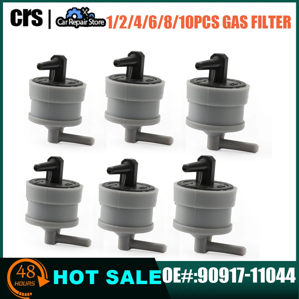 Fuel Gas Filter 90917-11044 for Toyota For Hilux HiAce Land Cruiser 4Runner HFn Prado 9091711044 for Hiace 1/2/4/6/8/10Pcs 