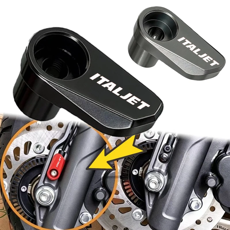 

Motorcycle front and rear For Italjet Dragster 700 Twin wheel ABS sensor protective cover Accessories