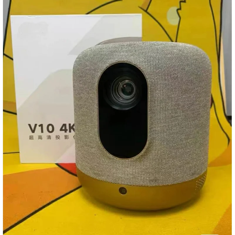 Mobile Ph-o-ne 2026 N- M-o-del Bedroom Wall Projection Daytime Gaming 24 V10 Projector 4K Ultra H-D Ho-me Living Roo
