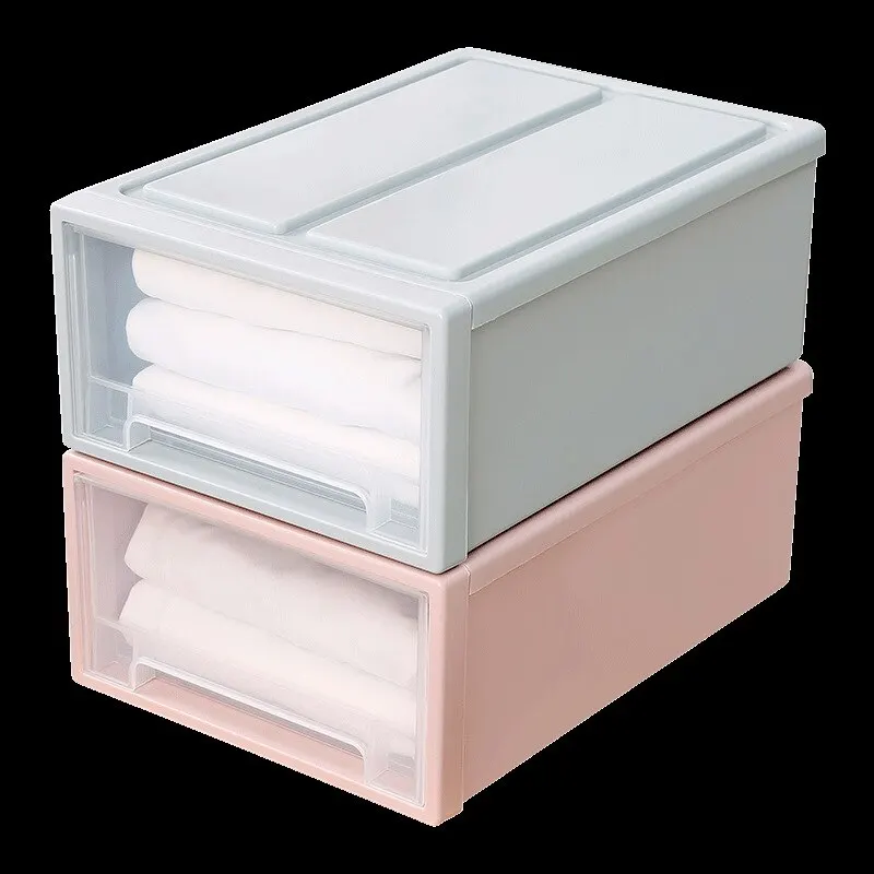 Drawer Storage Box, Wardrobe, Clothing Storage Box, Plastic Transparent Storage Box, Quilt Storage Box, Organizing Box