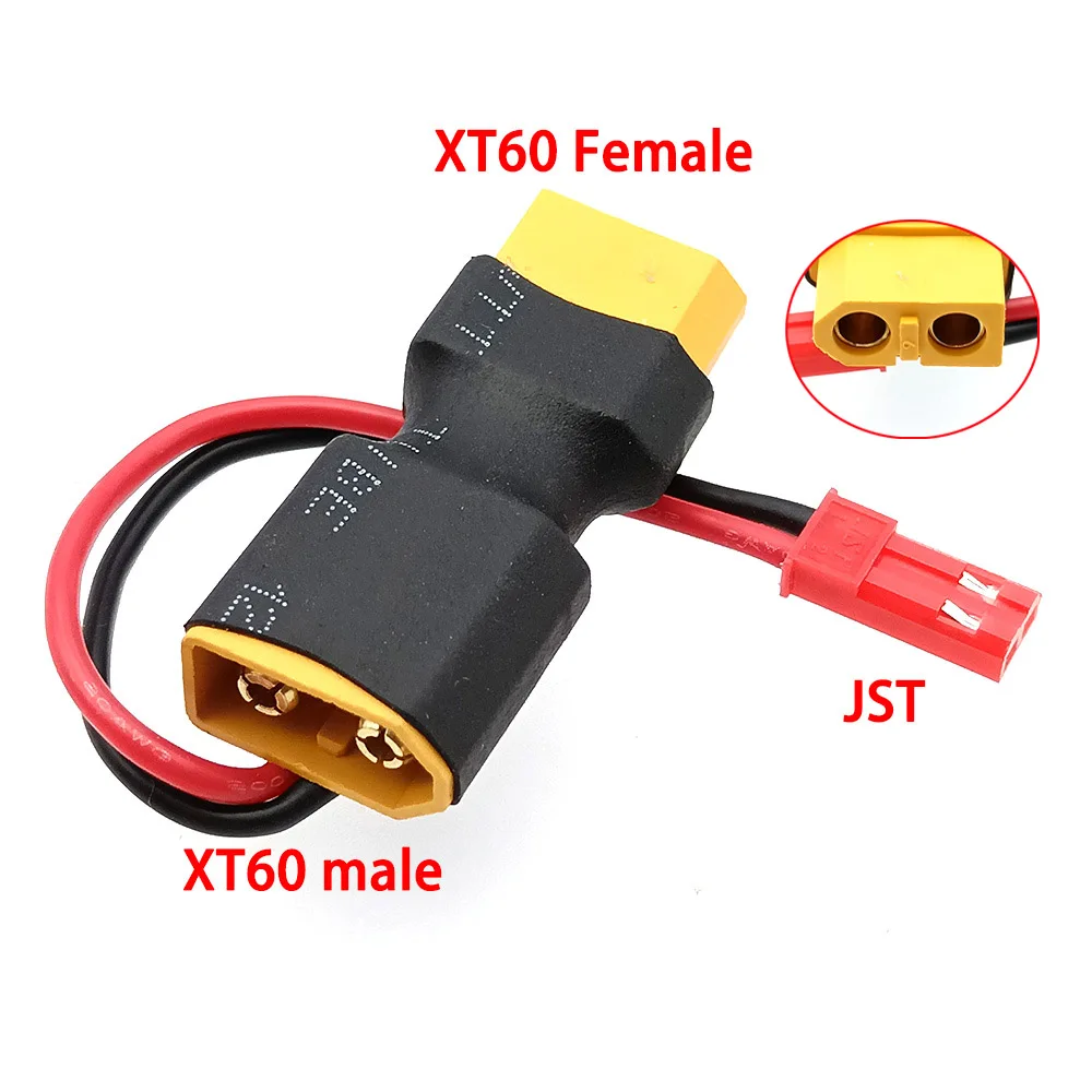 XT60 XT T plug Female to Male JST Male / Female Adapter For RC Helicopter Quadcopter LiPo Battery Plug Connector