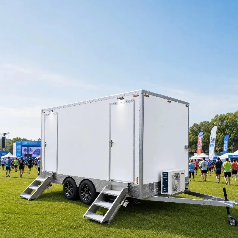 Factory Direct Portable Toilet Cabin Trailer Simple Installation Customized for Outdoor Sports Competition Events