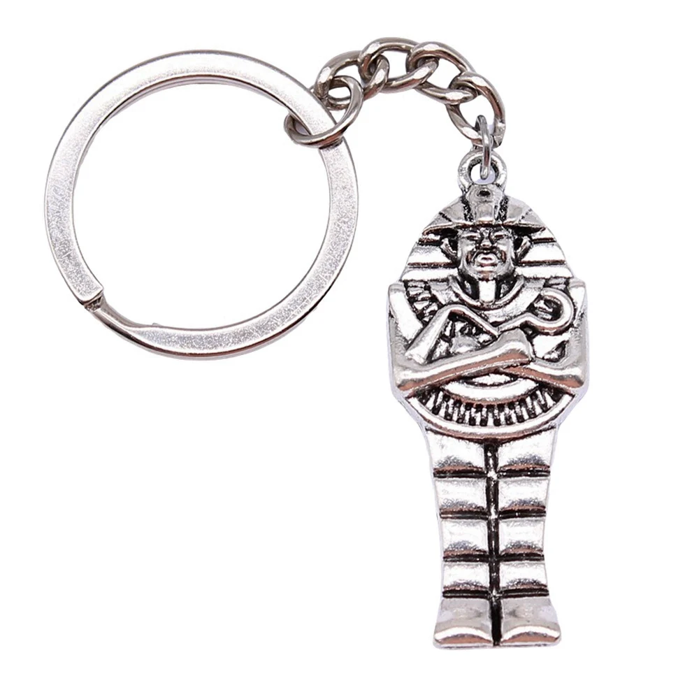 New In Keychains New Year'S Day Keychains 28Mm Ring Key Chain Pharaoh Chief