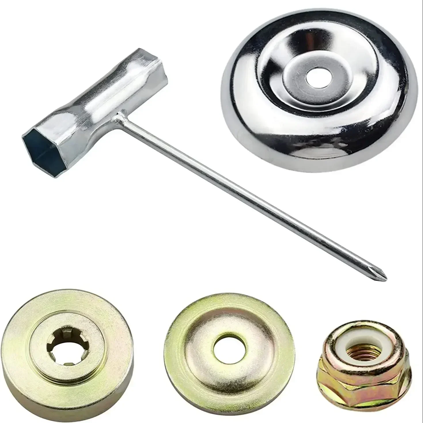 

Universal Brushcutter Working Head Replacement Parts With Wrench Maintenance Washer Kit Nuts For Gasoline Trimmers Brush Cutter