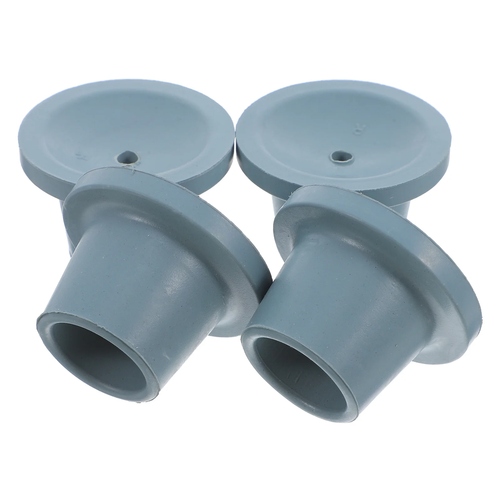 

4Pcs Grey Non-Slip Rubber Foot Pads for Shower Chair Bath Stool Replacement Feet Covers Stable Anti-Slip Chair Leg Caps Floor