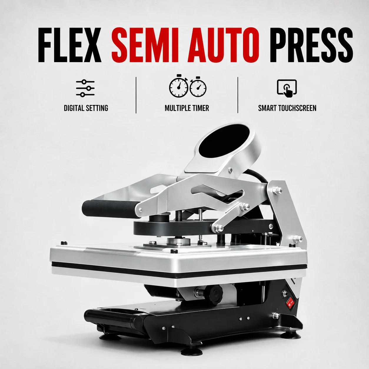 New Design 16x20 Semi Auto Ope - Heat Press Machine recension och pris