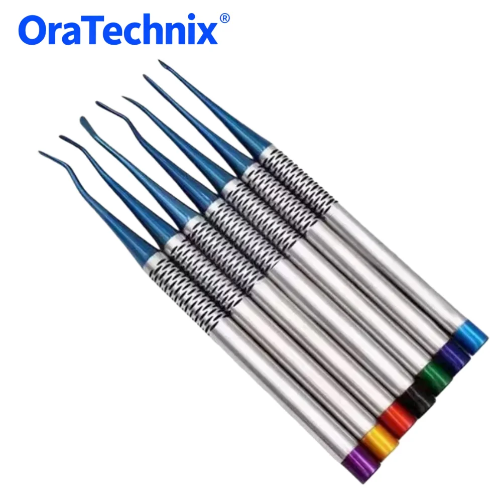 Dentistry Tooth Extracting Tools Titanium Alloy Implant Instrument Dental Elevator Set Extraction Root