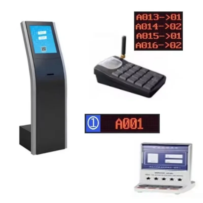 19inch/22inch Queue Calling Machine LCD Screen Display All-in-One for Hospitals Schools Banks & Ticketing