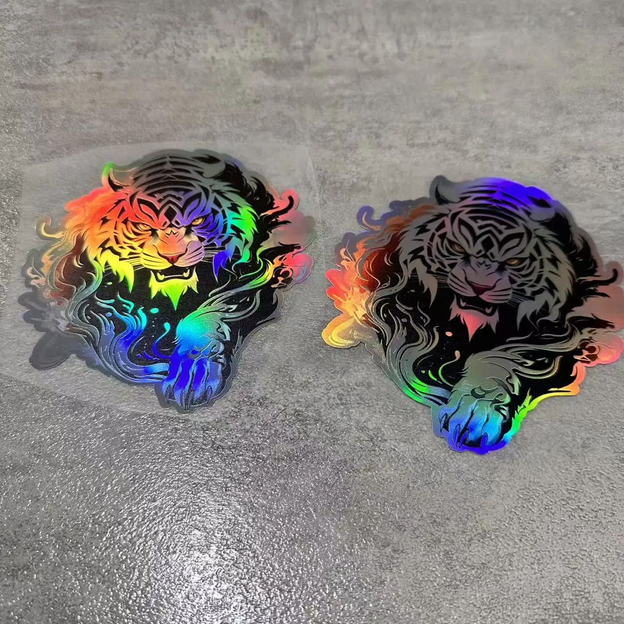 1pc A fierce tiger stickers, and creative scratch - resistant car sticker, waterproof and durable motorcycle sticker