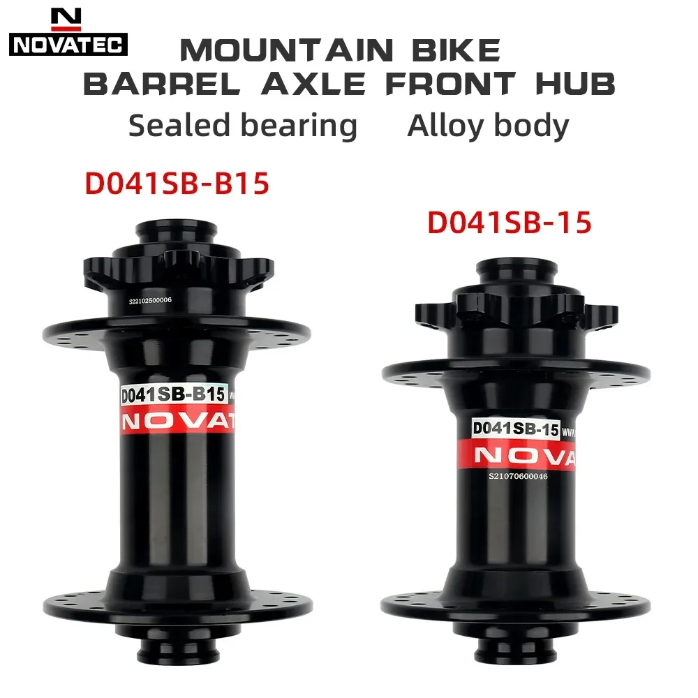 Novatec Boost hub D041SB-15 15x110mm mtb front hub 32 hole Thru 15x100mm Bearing Hub 32H Bicycle Parts